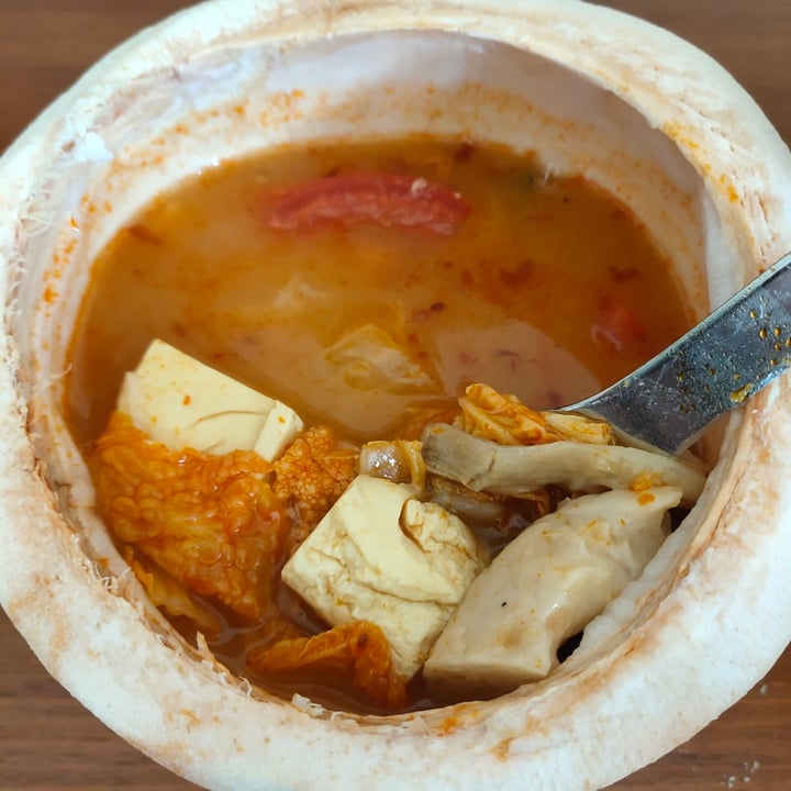 photo of 甘味林素食餐厅 Cameleon Beancurd Vegetarian Restaurant Coconut Tom Yam Prawn shared by @stevenneoh on  12 Sep 2020 - review