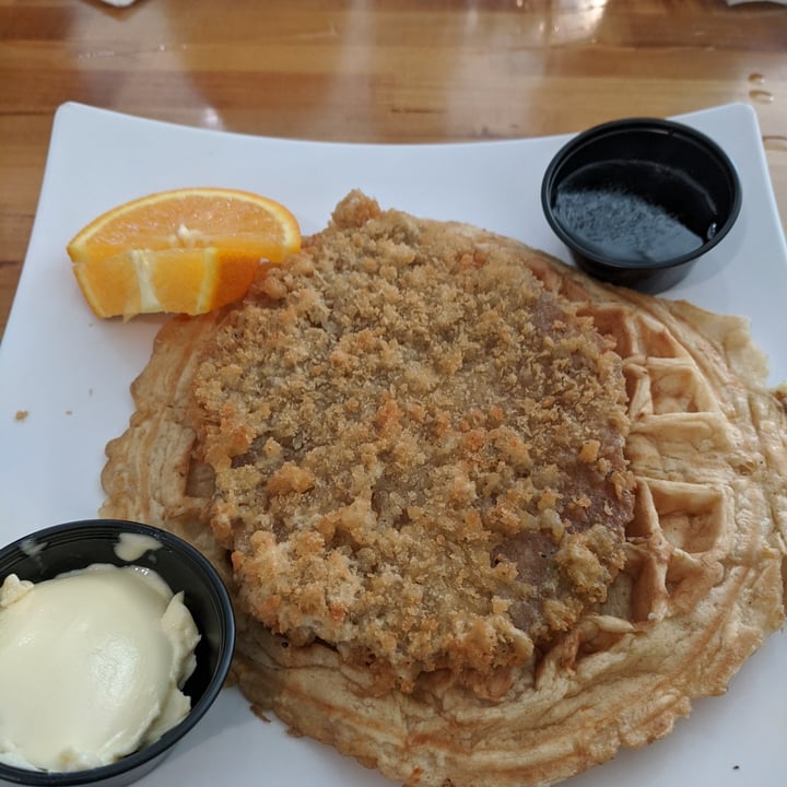 photo of Souley Vegan Seitan Chicken and Waffles shared by @regimack on  27 Jun 2021 - review