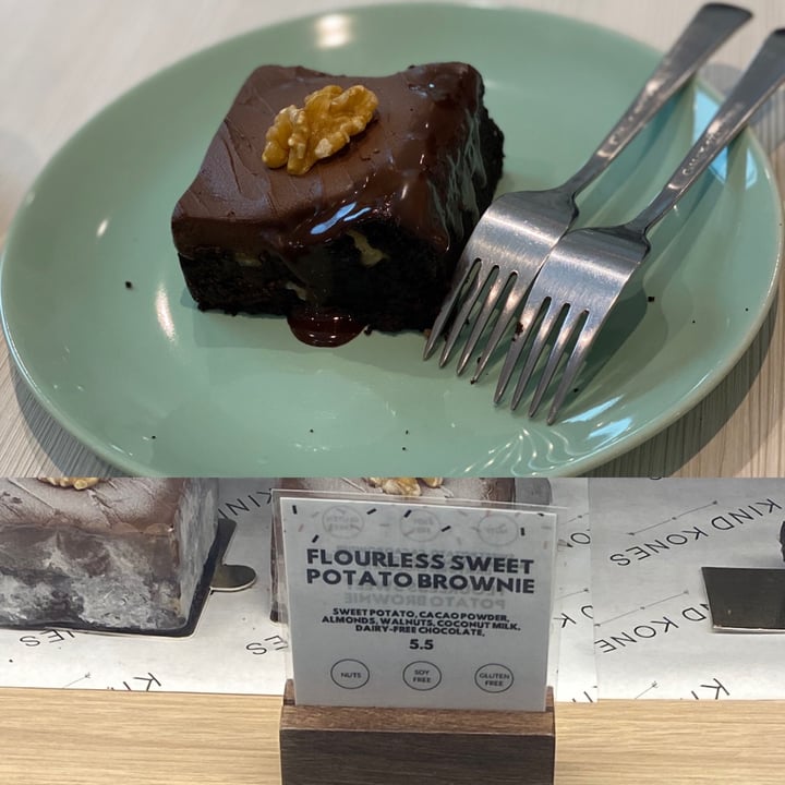 photo of Kind Kones Sweet Potato Flourless Brownie shared by @culinaryworkout on  01 Sep 2020 - review