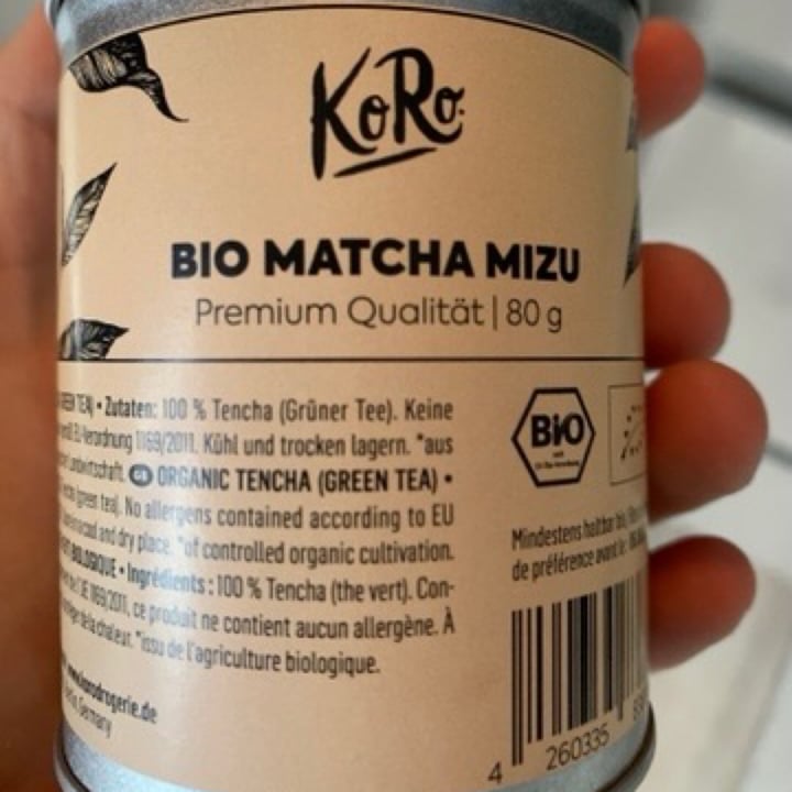 photo of Koro Matcha Mizu shared by @zartfuehlend on  29 Apr 2020 - review