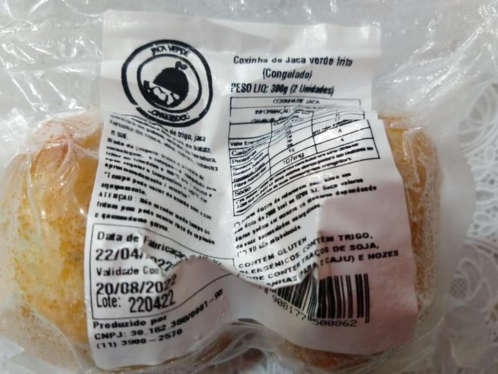 review photo of Jaca Verde Congelados Coxinha de Jaca Verde shared by @madamex on 11 May 2022 - review