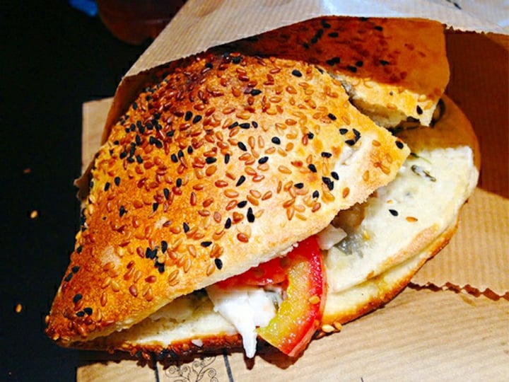 photo of Abulafia Vegan cheese sambusak shared by @sarahhornik on  06 Sep 2019 - review