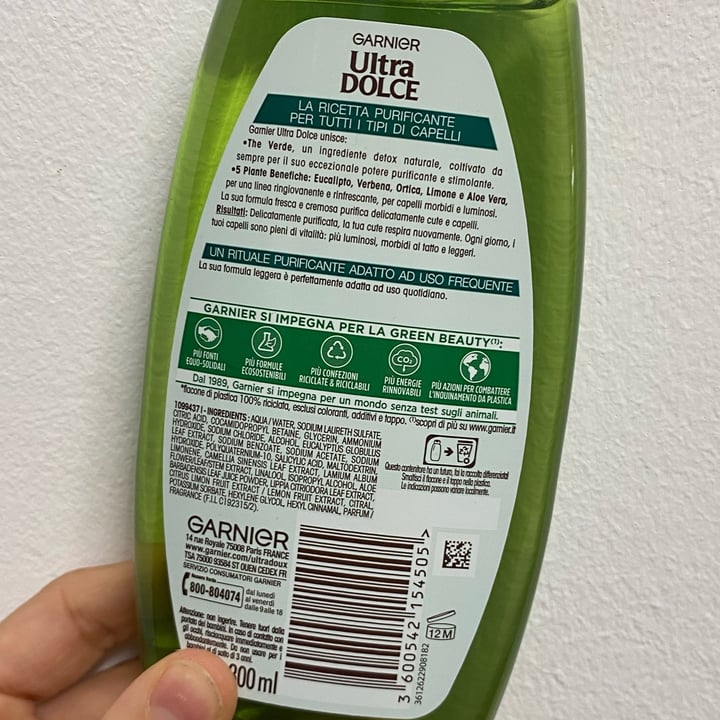 review photo of Garnier Ultra dolce shampoo detox shared by @fra94 on 01 Dec 2021 - review
