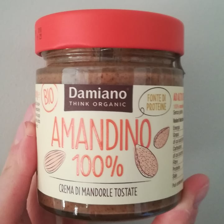 photo of Damiano Think Organic Crema di mandorle tostate bio shared by @arianna98 on  28 Aug 2022 - review