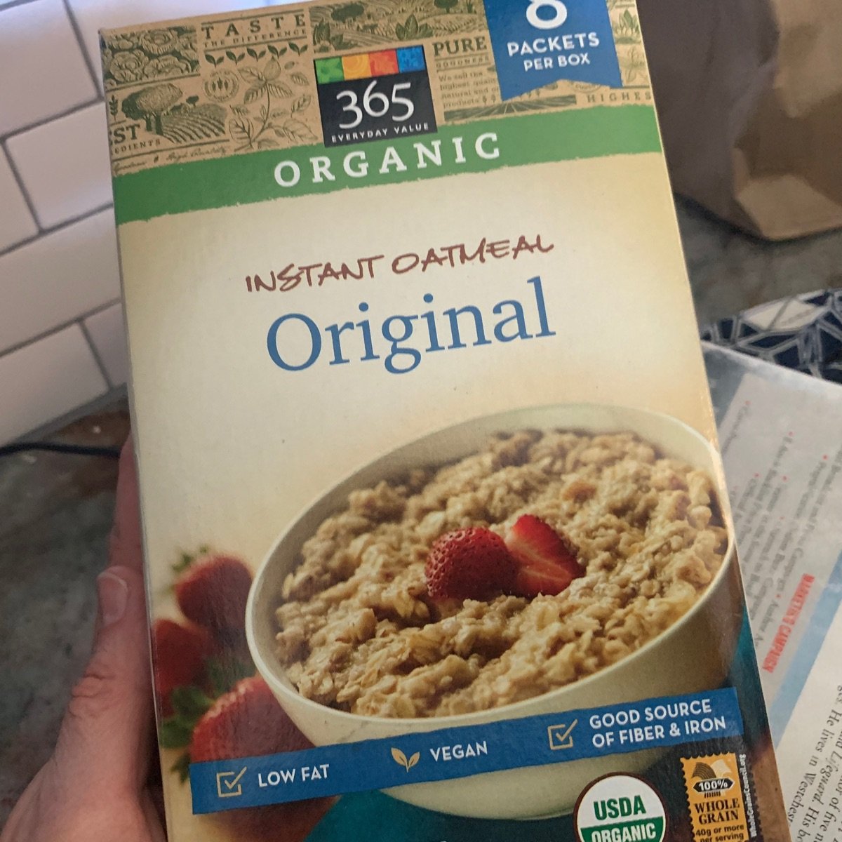 Original Instant Oatmeal from 365 Whole Foods Market - Vegan Product ...