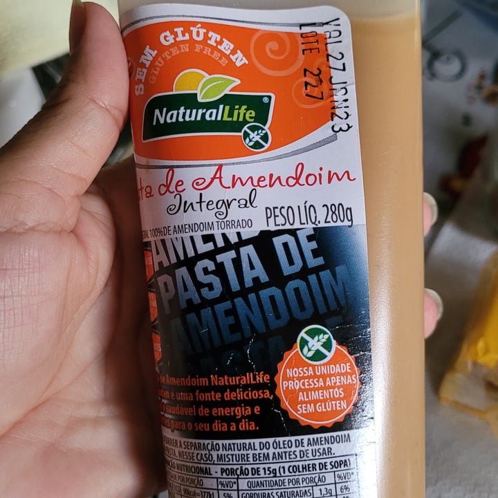 review photo of NaturalLife Pasta de amendoim integral shared by @denize23 on 08 May 2022 - review