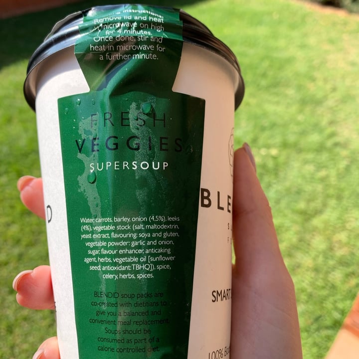 photo of Blendid Fresh Veggies Supersoup shared by @daniellevdv on  18 Jun 2021 - review