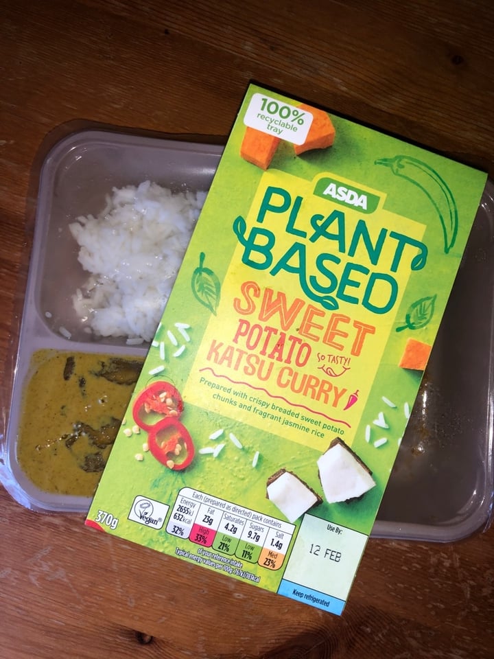 photo of ASDA Sweet Potato Katsu Curry shared by @emily8 on  12 Feb 2020 - review