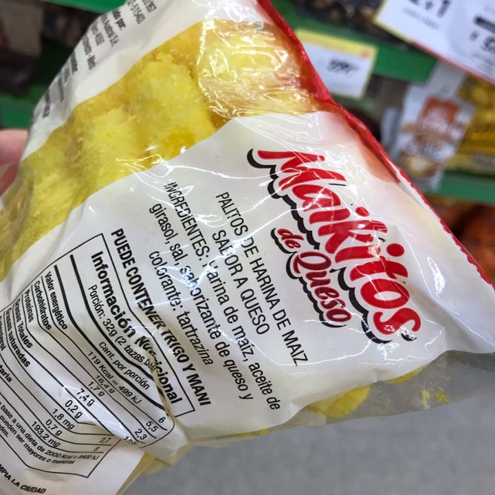 review photo of Nikitos Palitos de harina de maiz, sabor queso (chicitos) shared by @candeeev on 23 Apr 2022 - review