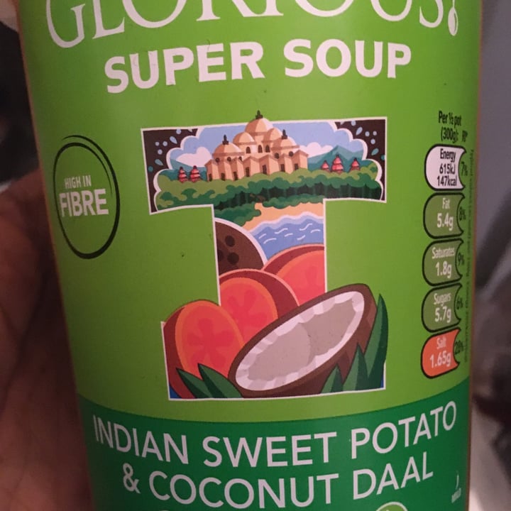 review photo of Glorious! Soup Indian Sweet Potato & Coconut Daal Super Soup shared by @jmae on 18 Feb 2021 - review