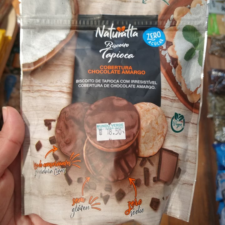 review photo of Biscoito - Naturatta Biscoito de Tapioca com Chocolate Amargo - Naturatta shared by @dryca on 22 Jun 2022 - review