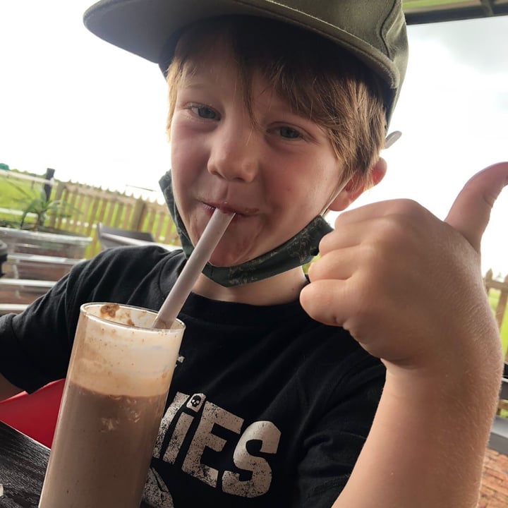 photo of Asher's Corner Cafe @ Ashers Farm Sanctuary Cookie Monster Milkshake shared by @sarahjeggle on  16 Jan 2021 - review