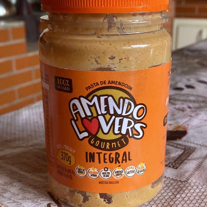 review photo of amendo lovers Pasta De Amendoim 370g Integral shared by @jaqueestacomendo on 08 Jan 2022 - review