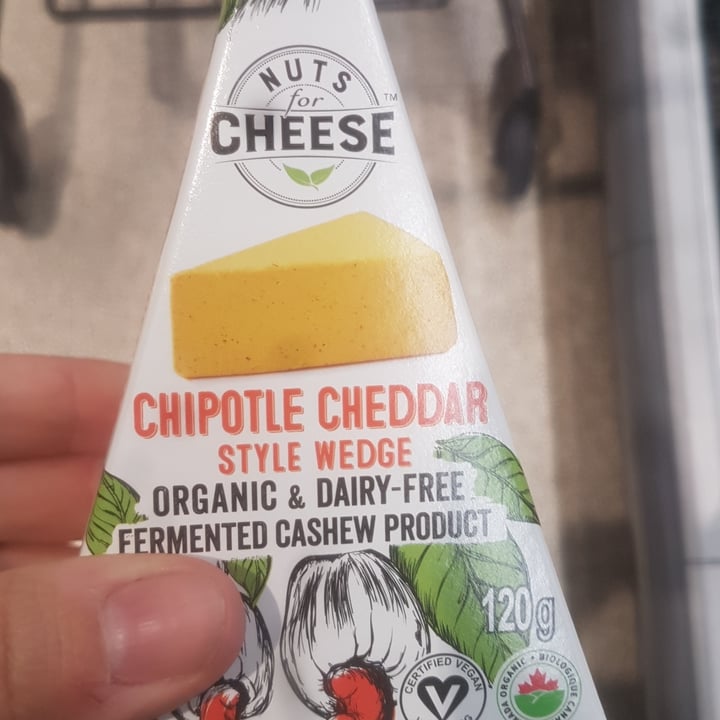 photo of Nuts For Cheese Chipotle Cheddar Cashew Cheese shared by @heatherlydss on  18 Jun 2021 - review