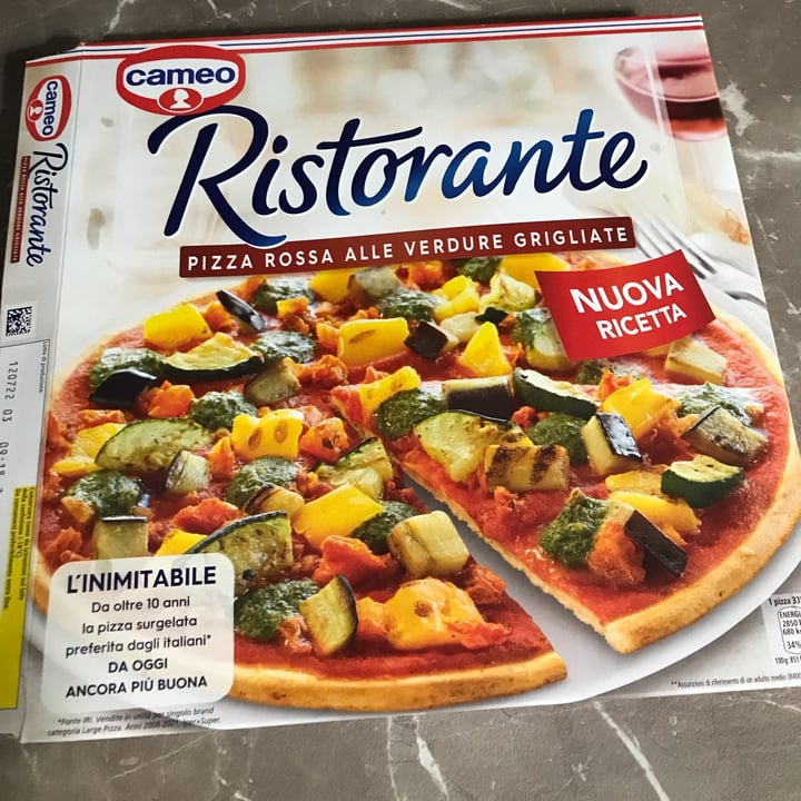 photo of Cameo Pizza Rossa Alle Verdure Grigliate shared by @zamina81 on  22 Oct 2022 - review
