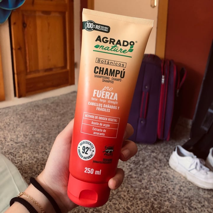 review photo of Agrado Agrado Nature Champú shared by @devaalegria on 21 Jul 2022 - review