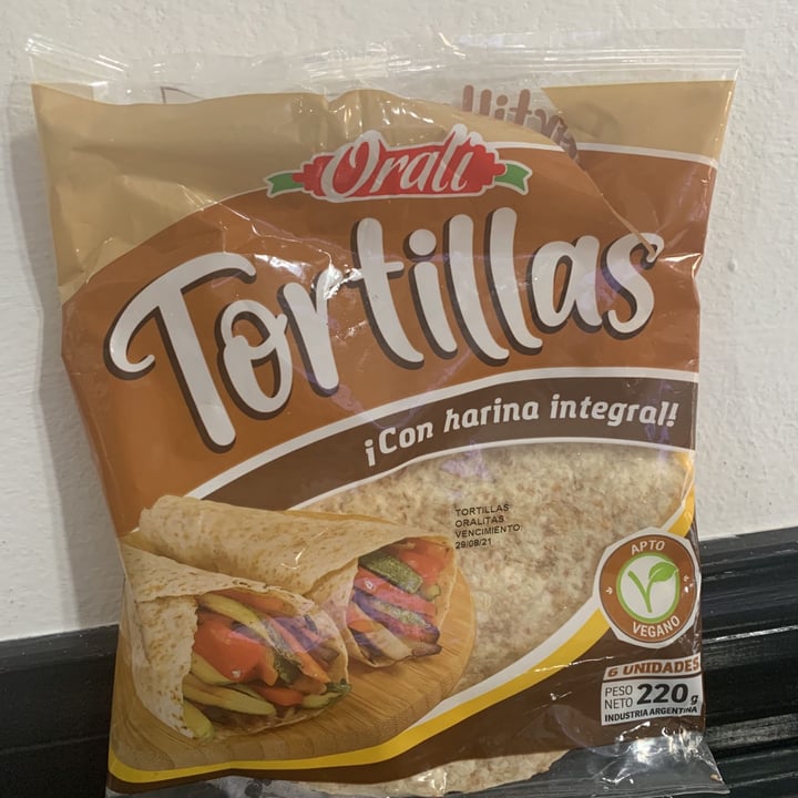 photo of Orali Tortillas con Harina Integral shared by @valentina777 on  11 Aug 2021 - review