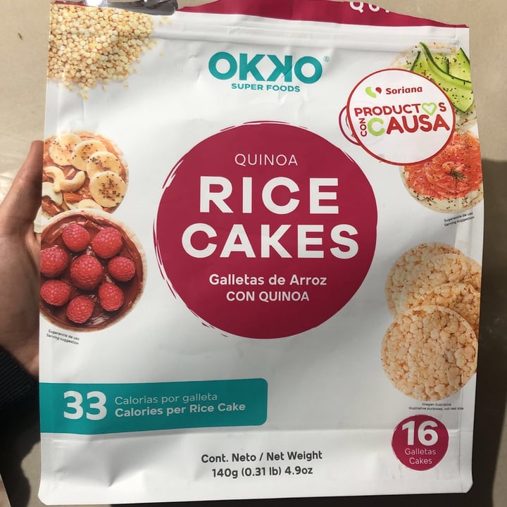 review photo of Okko Super Foods Galletas De Arroz shared by @violeescudero on 26 Mar 2021 - review