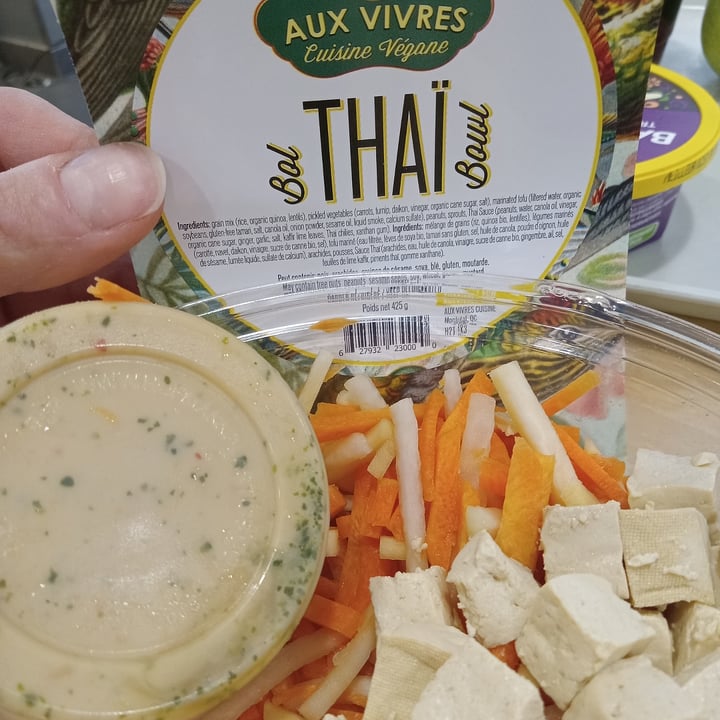 photo of Aux Vivres Plateau bol thaï shared by @hungrywoman on  11 May 2022 - review