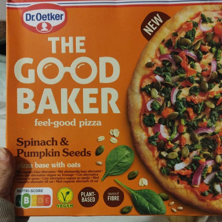 photo of Dr. Oetker The Good Baker Feel-Good Pizza (Spinach & Pumpkin Seeds) shared by @cirila on  12 Nov 2021 - review