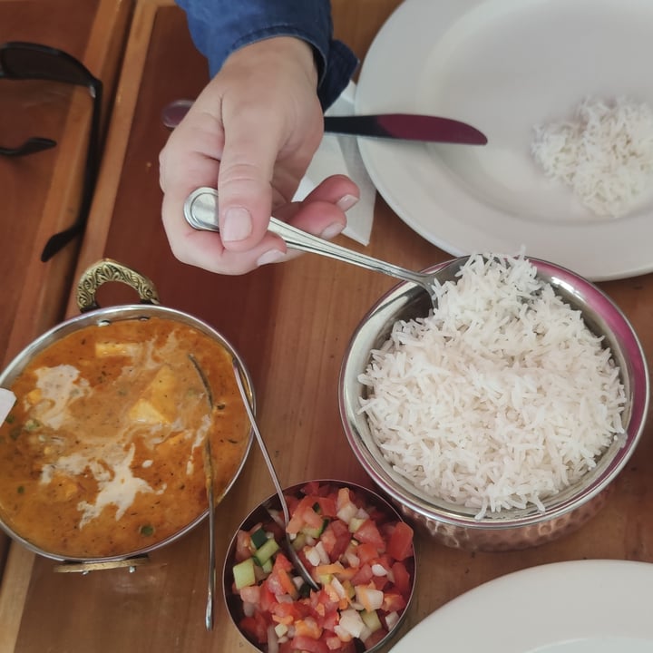 photo of Prashad Café (Kloof Street) Vegetable Korma and Rice shared by @sdasneves on  28 Sep 2021 - review