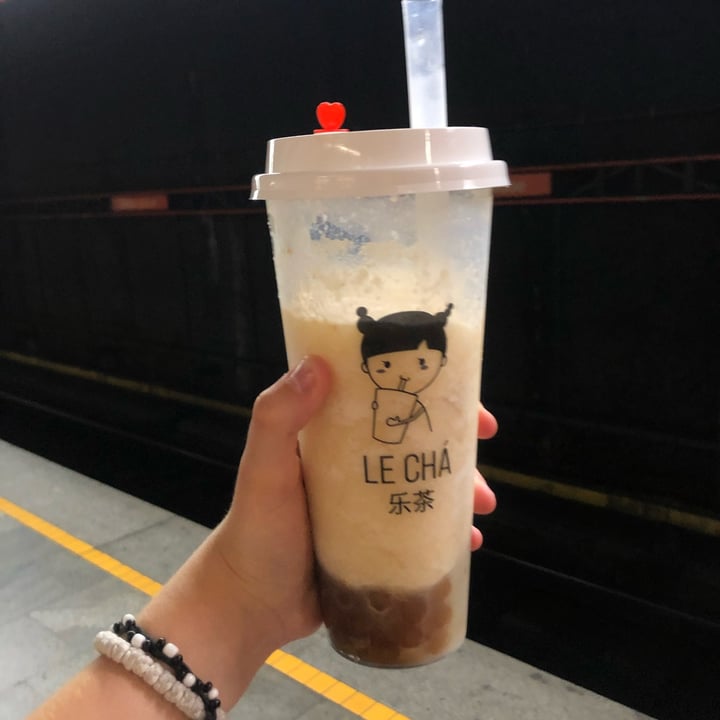 photo of Le Chá cheesy peach boba shared by @eliiiiiiiiii8i on  28 Jul 2022 - review