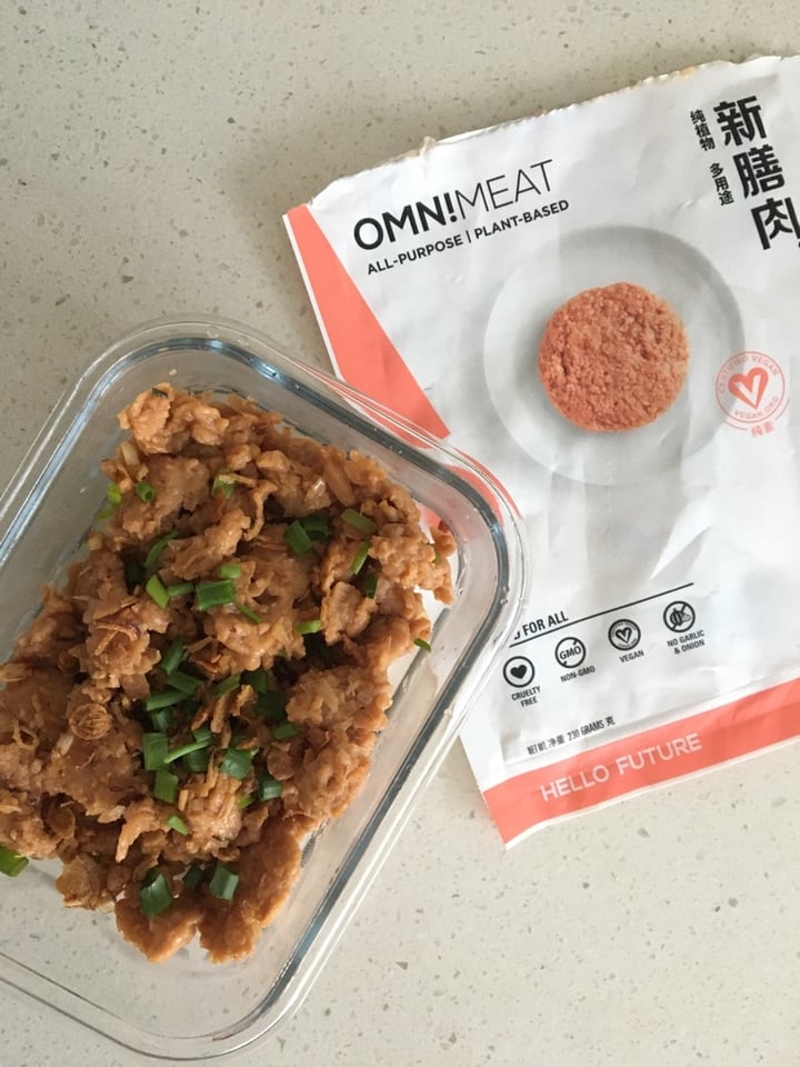 photo of OmniFoods Omni Mince shared by @pw on  30 Jan 2020 - review