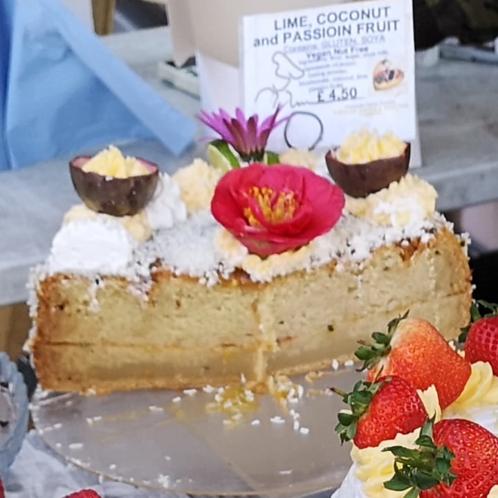 photo of VEGAN SWEET TOOTH London Coconut lime And Passionfruit Cake shared by @craiglambie42 on  17 Apr 2021 - review