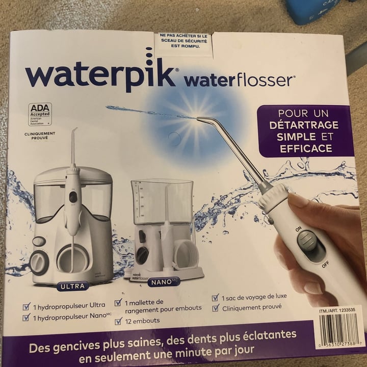 review photo of Water pick flosser Water pick Flosser shared by @azivegan on 29 Jun 2021 - review