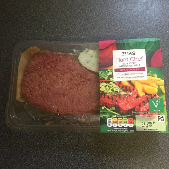 photo of Tesco Plant Chef Fake Steak With Garlic Butter shared by @dandan4 on  21 Jan 2021 - review
