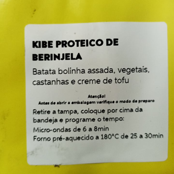 photo of Beleaf Kibe Protético De Berinjela shared by @mfatanes on  30 Apr 2022 - review