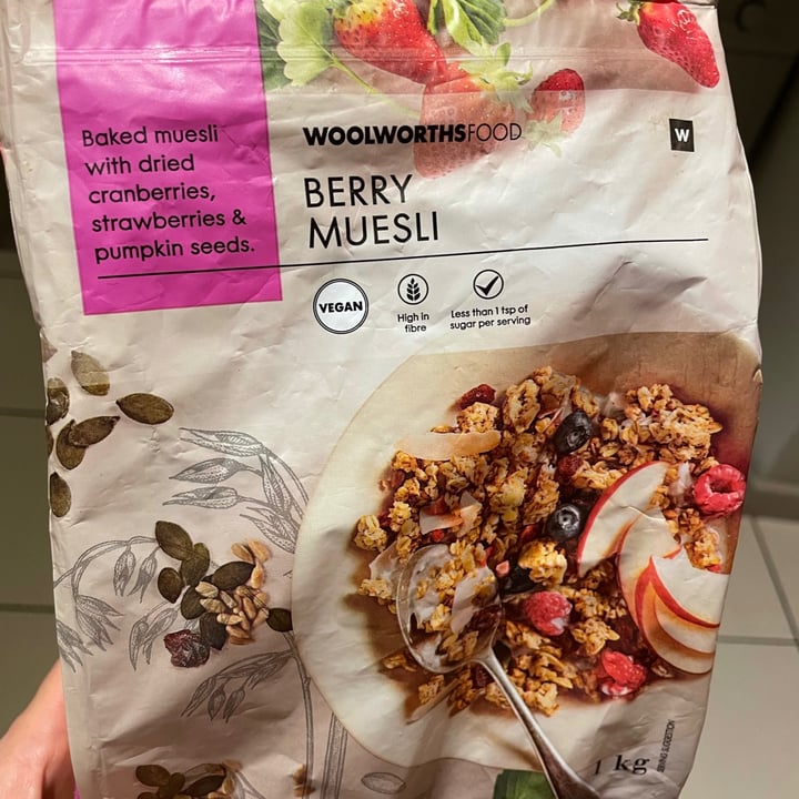 photo of Woolworths Food Berry Muesli shared by @chantellekylie on  18 Sep 2021 - review