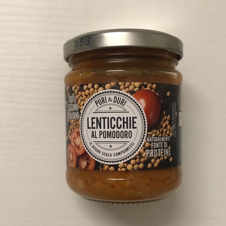 photo of Puri&duri Lenticchie Al Pomodoro shared by @maroveg on  11 Feb 2022 - review