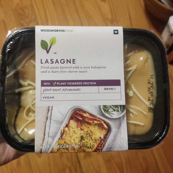photo of Woolworths Food Lasagne shared by @adelesalle on  18 Jul 2021 - review