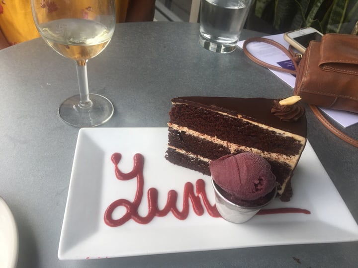 photo of Blind Faith Cafe Peanut Butter Chocolate Cake and Stuffed Avacado shared by @allanlopez on  08 Jan 2019 - review