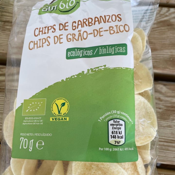 photo of GutBio Chips de Garbanzos shared by @mareeavegfit on  25 Jun 2022 - review