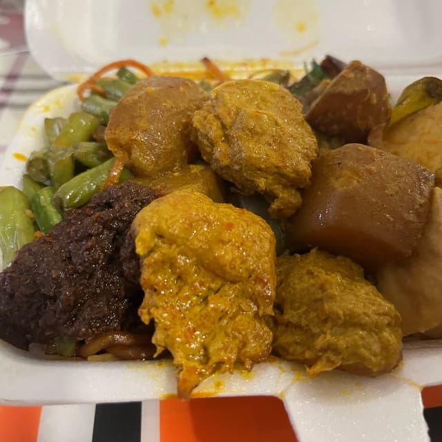 Photo of the dish “vegan mutton curry”