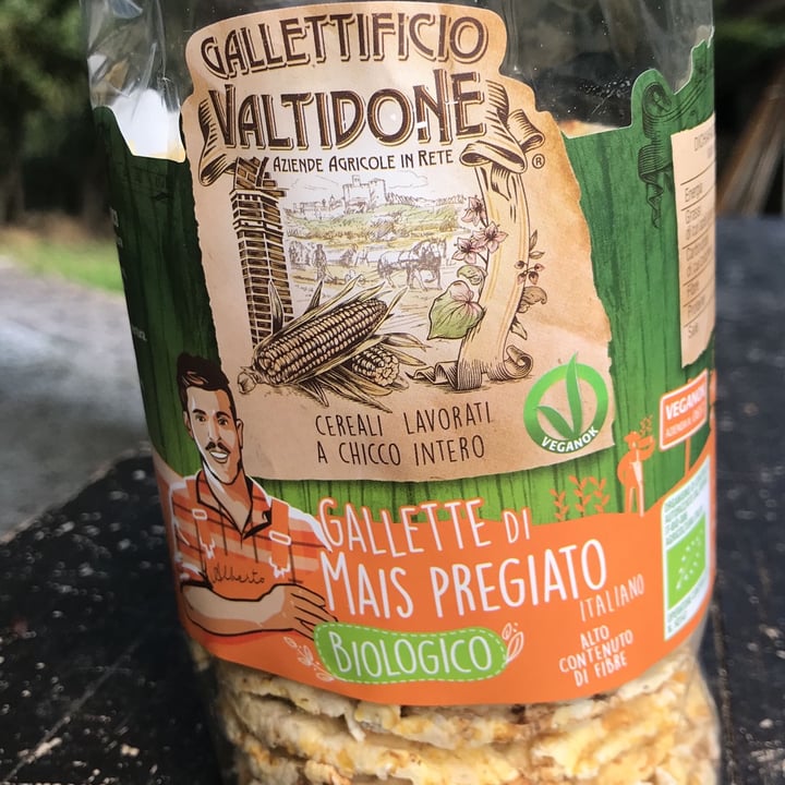 photo of Gallettificio Valtidone Aziende Agricole in Rete Gallette di mais pregiato biologico shared by @alemorgana on  12 Sep 2022 - review