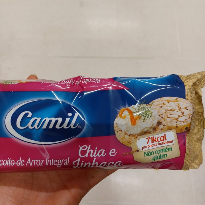 review photo of Camil Biscoito de Arroz Integral shared by @gabigodoy on 21 Jun 2022 - review