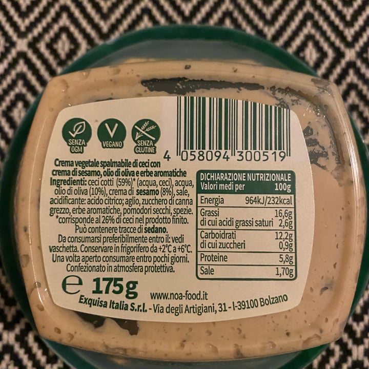 photo of Noa Hummus Ceci & Erbe shared by @reny-g on  07 Apr 2022 - review
