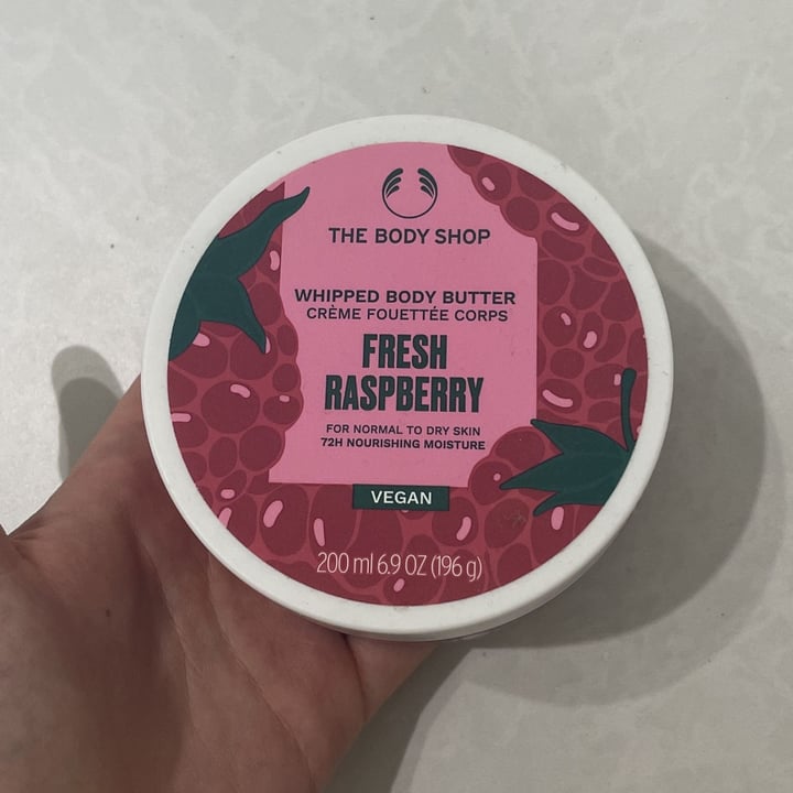 photo of The Body Shop Whipped Body Fresh Raspberry shared by @manoela06 on  18 Nov 2022 - review