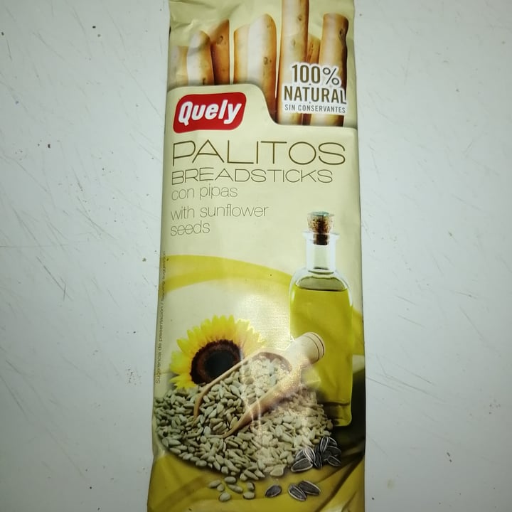 photo of Quely Palitos Breadsticks Integrales shared by @greeningg on  11 Nov 2020 - review
