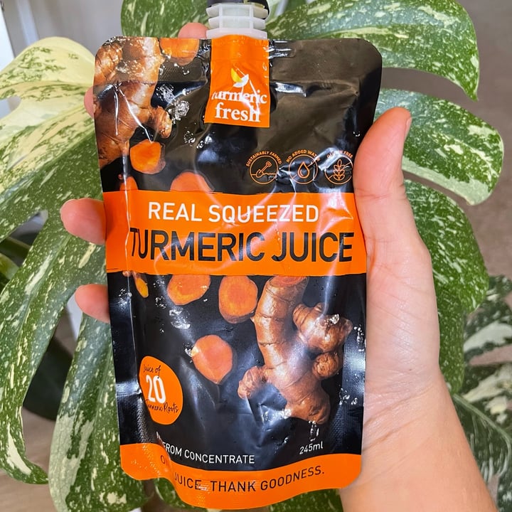 photo of Just fresh Co Turmeric juice shared by @carlaoliveira on  01 Feb 2022 - review