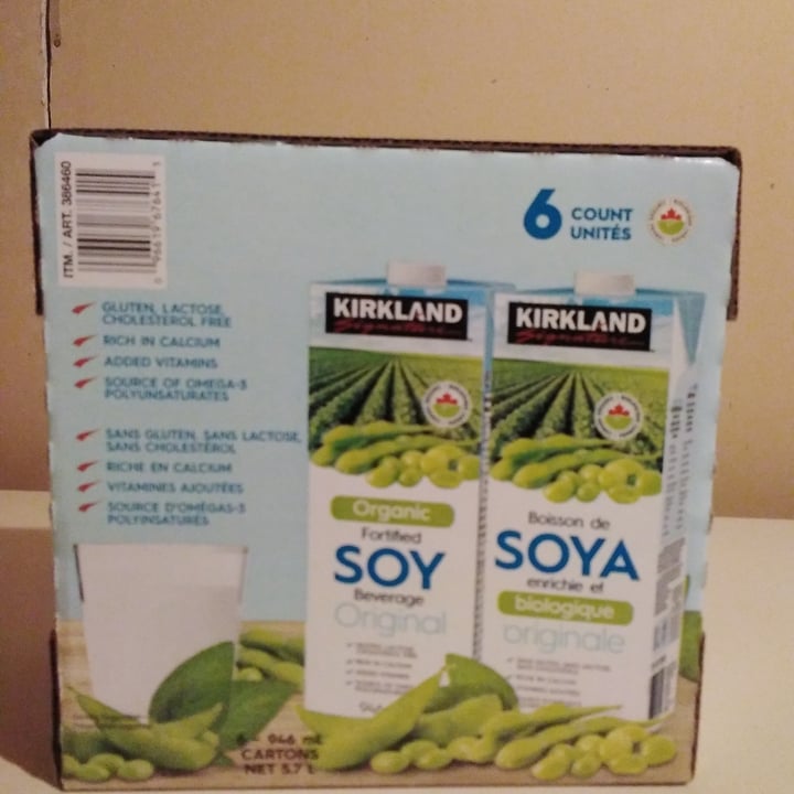 photo of Kirkland Signature Organic Soy Milk shared by @lucmostacci on  09 Jun 2021 - review