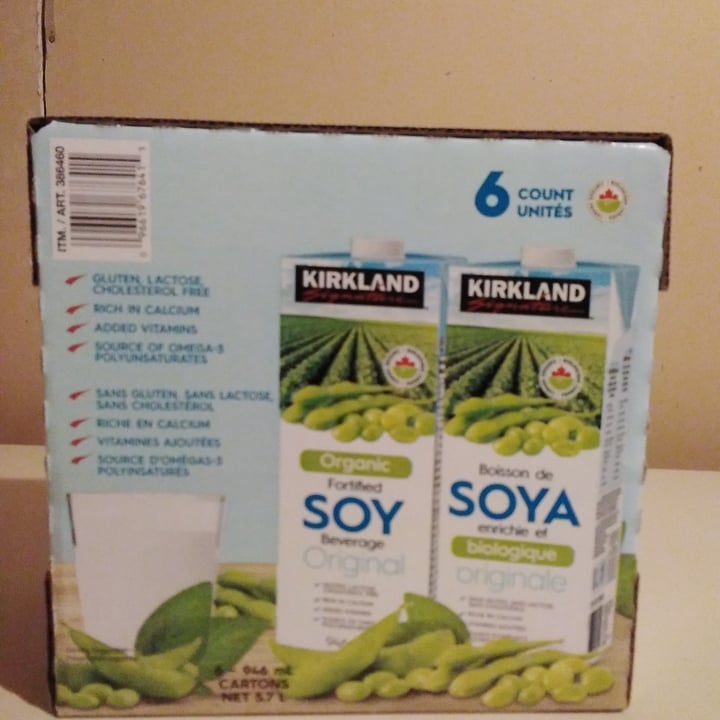 review photo of Kirkland Signature Organic Soy Milk shared by @lucmostacci on 09 Jun 2021 - review