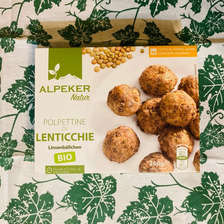 photo of Alpeker natur Polpette di lenticchie shared by @federicathewitch on  13 Sep 2022 - review