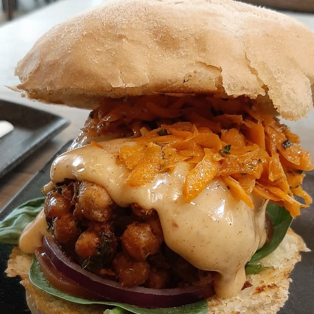 Foto do prato “Vegan Burger”