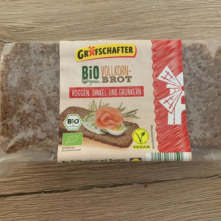 review photo of Gräfschafter Bio Vollkornbrot shared by @veggiegoesvegan on 05 Oct 2021 - review
