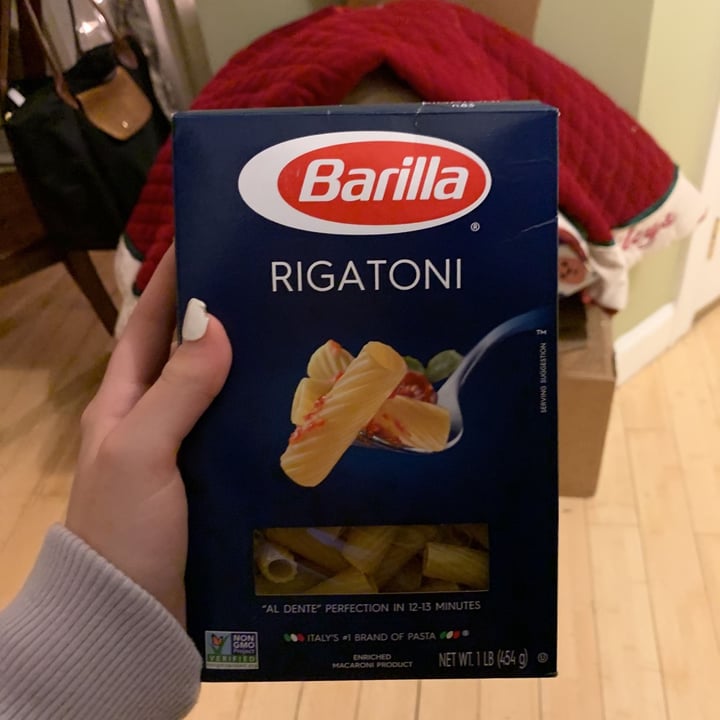 photo of Barilla Rigatoni shared by @livriley on  31 Dec 2020 - review