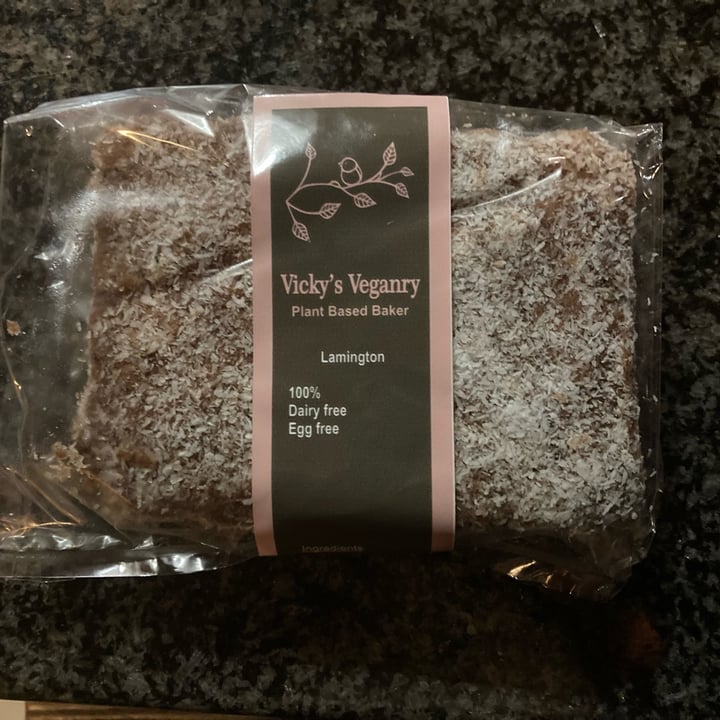 photo of Vickys Veganry lamington shared by @shanwels on  17 Jun 2022 - review